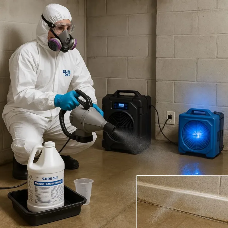 Sanitization and Odor Removal process in Wayzata, MN